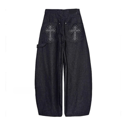 Baggy Wide Leg Trousers -  Jo