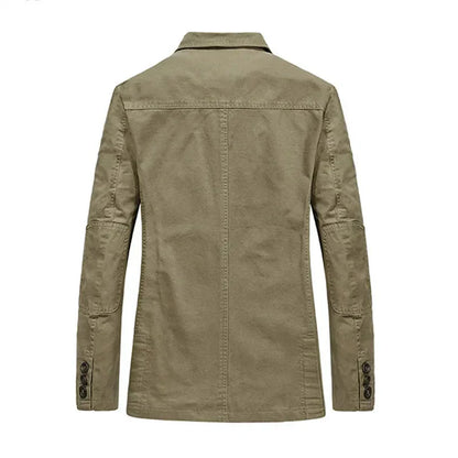 Herrjacka för hösten i vintage- och militärstil – Viktor