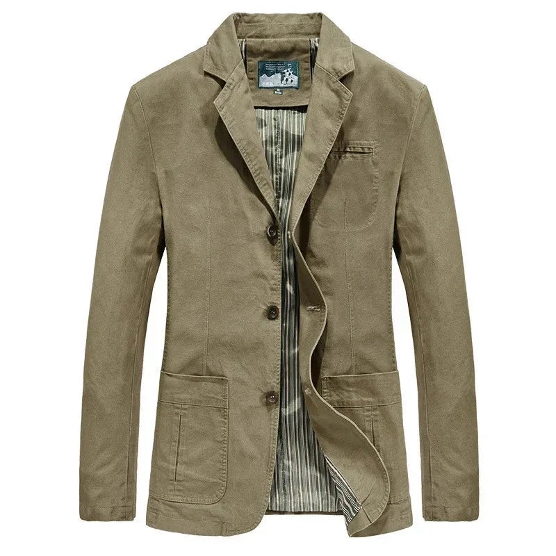 Herrjacka för hösten i vintage- och militärstil – Viktor