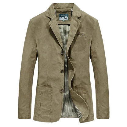 Herrjacka för hösten i vintage- och militärstil – Viktor