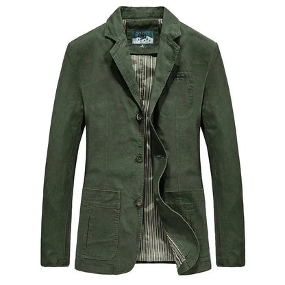 Herrjacka för hösten i vintage- och militärstil – Viktor