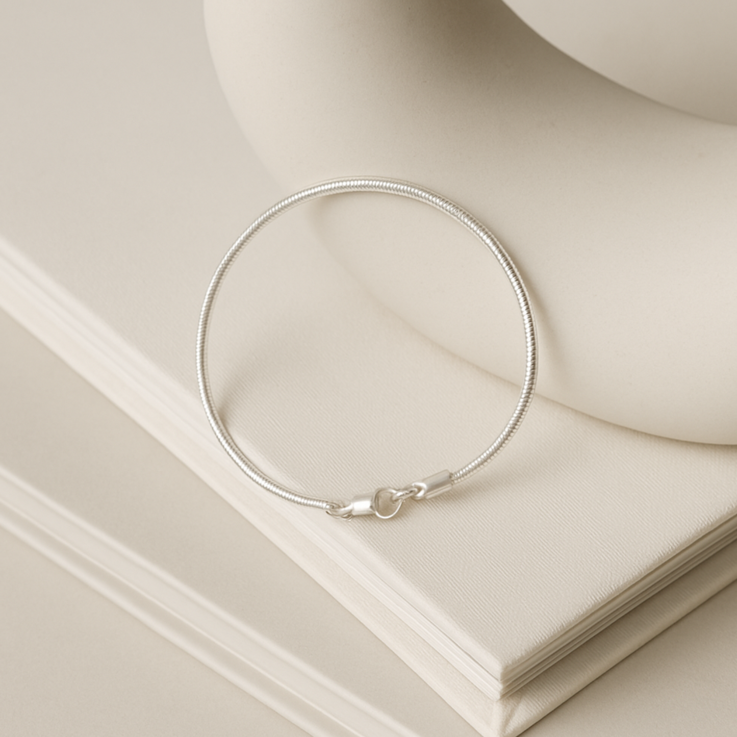 Band | Minimalistiskt armband med ormspänne