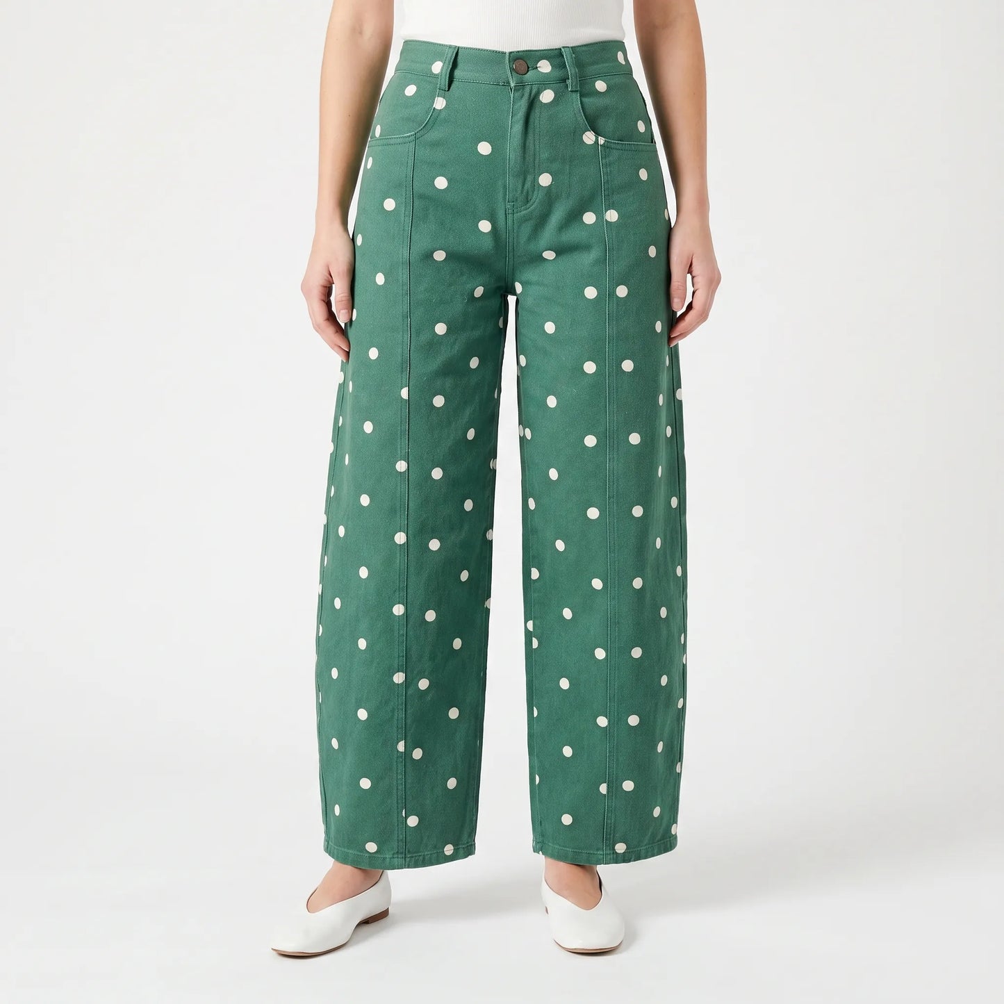 Barrel Jeans Med Hög Midja -  Sonya