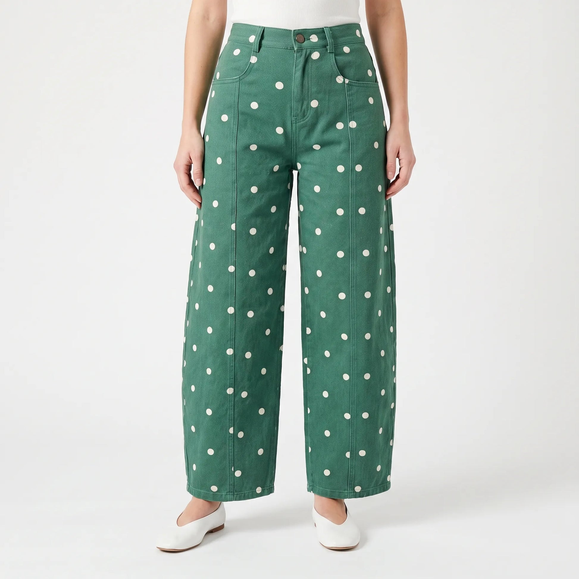 Barrel Jeans Med Hög Midja -  Sonya