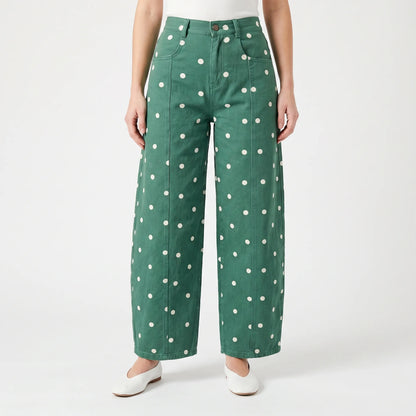 Barrel Jeans Med Hög Midja -  Sonya