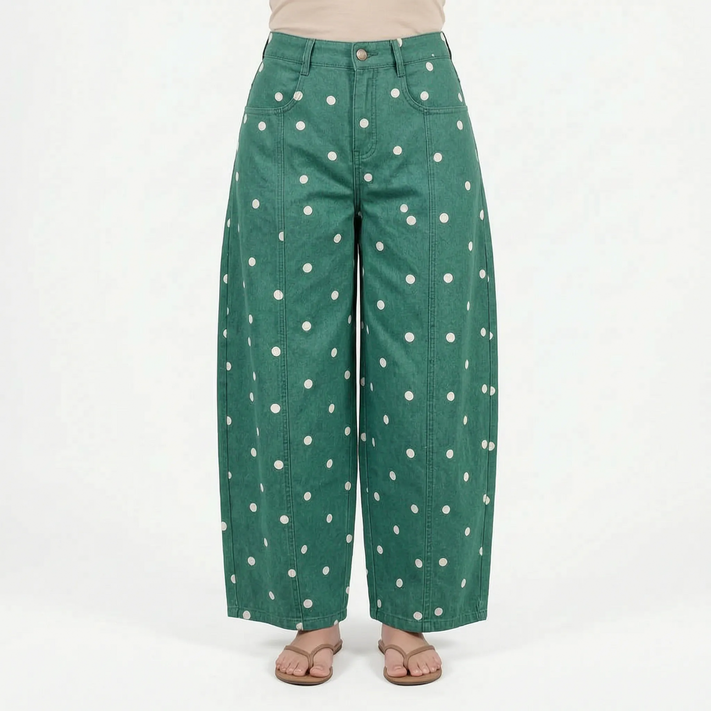 Barrel Jeans Med Hög Midja -  Sonya