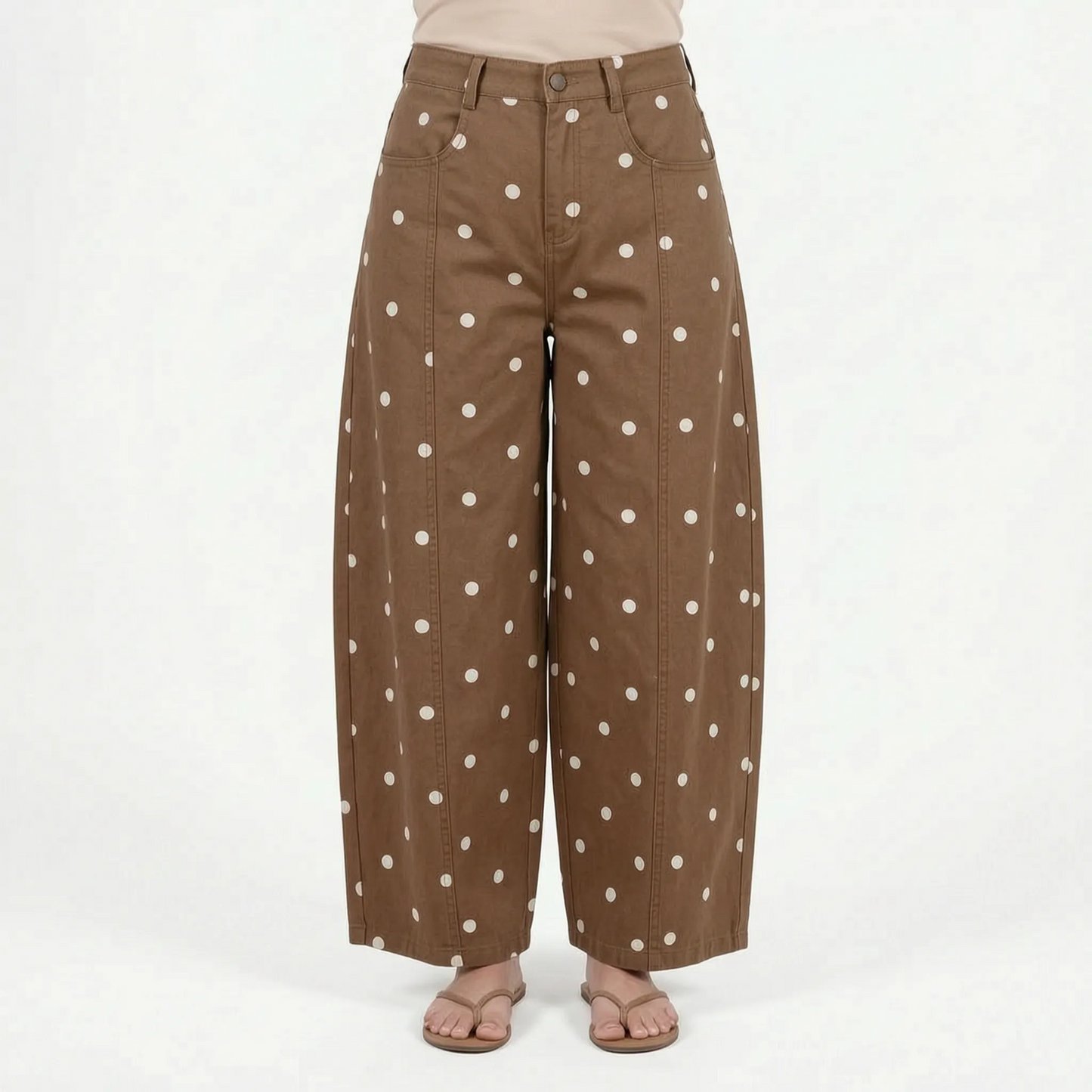 Barrel Jeans Med Hög Midja -  Sonya