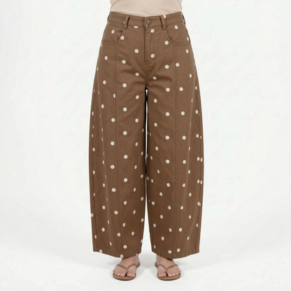 Barrel Jeans Med Hög Midja -  Sonya