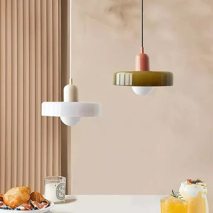 Bauhaus Stained Glass Pendant Lamp 31
