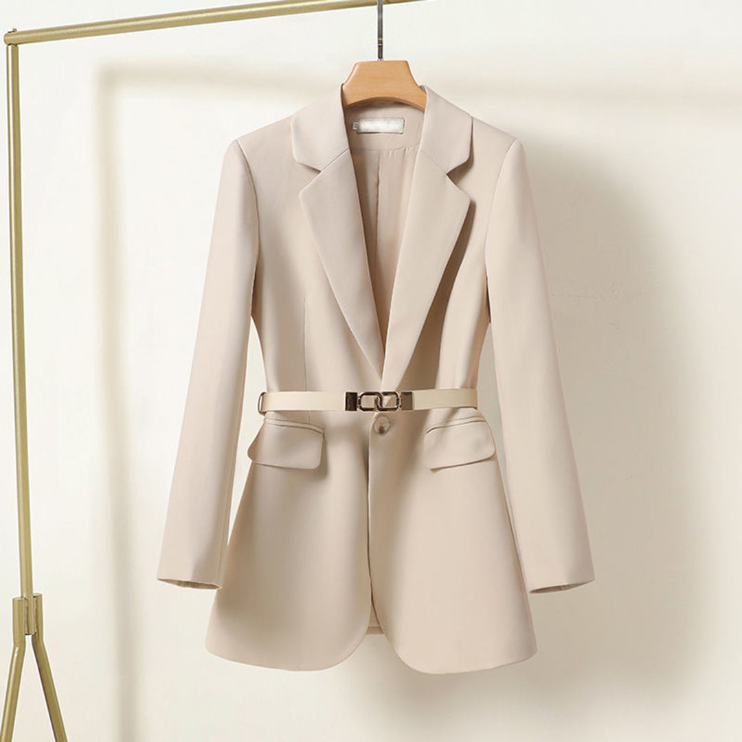 Damskjorta blazer med bälte - Melisande höstupplaga