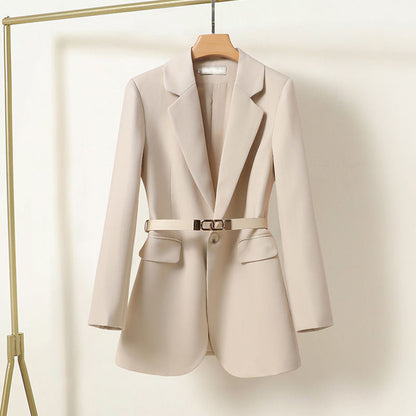 Damskjorta blazer med bälte - Melisande höstupplaga