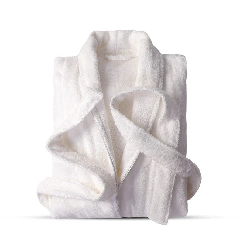 Belted Towelling Dressing Gown For Women - Charlene