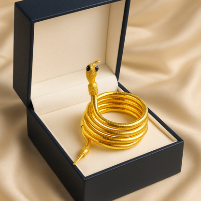 Bilandi ormar | Bilandi slät metallorm halsband för kvinnor