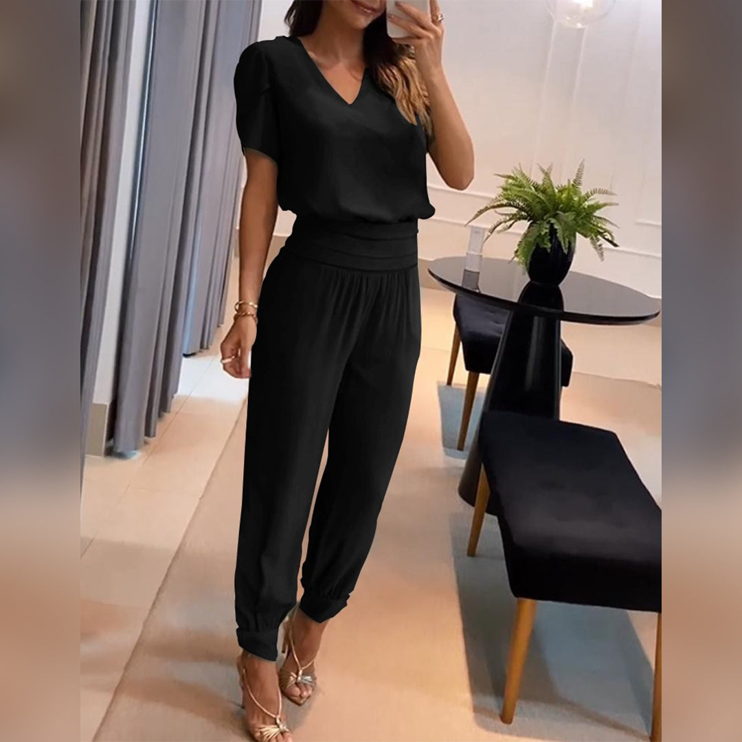 Stilig Mönstrad Jumpsuit - Nova