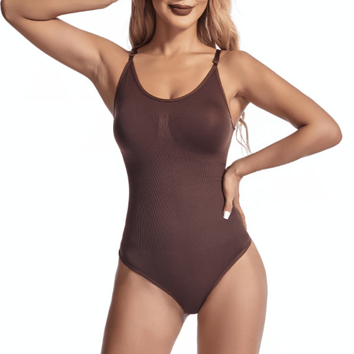 Korrigerande sömlös bodysuit-tanga – Aveline