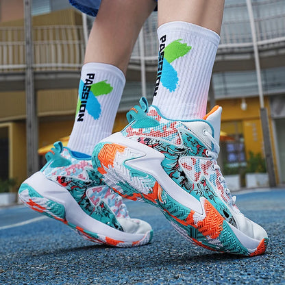 Bold Graphic Court Trainer - Seth