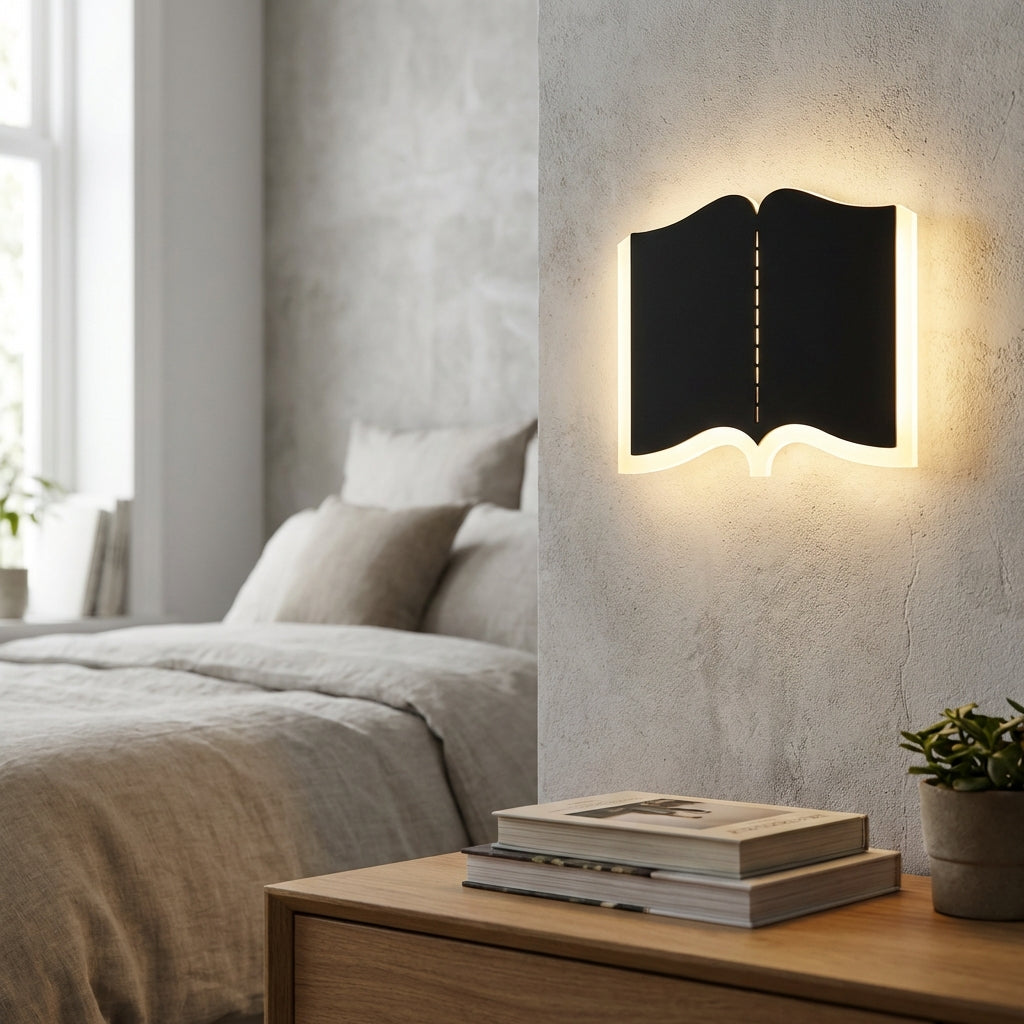 Book Shaped Wall Sconce -  BookLume