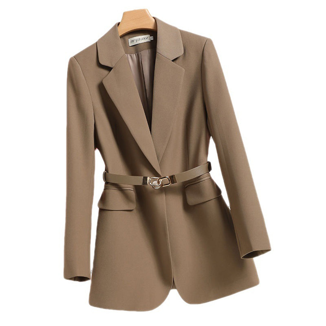 Damskjorta blazer med bälte - Melisande höstupplaga