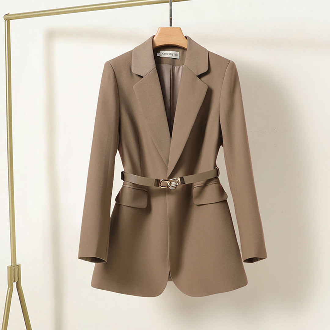 Damskjorta blazer med bälte - Melisande höstupplaga
