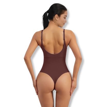 Korrigerande sömlös bodysuit-tanga – Aveline