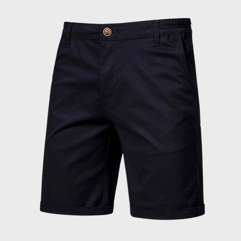 Avslappnade shorts för herr i bomull – Luca