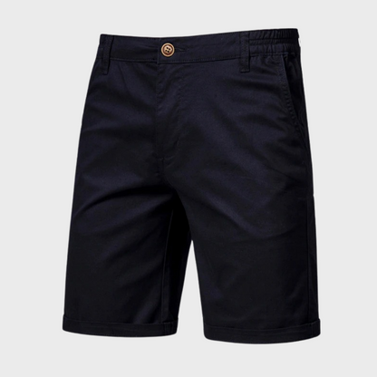 Avslappnade shorts för herr i bomull – Luca