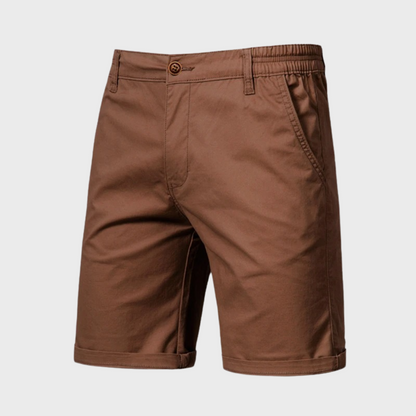 Avslappnade shorts för herr i bomull – Luca