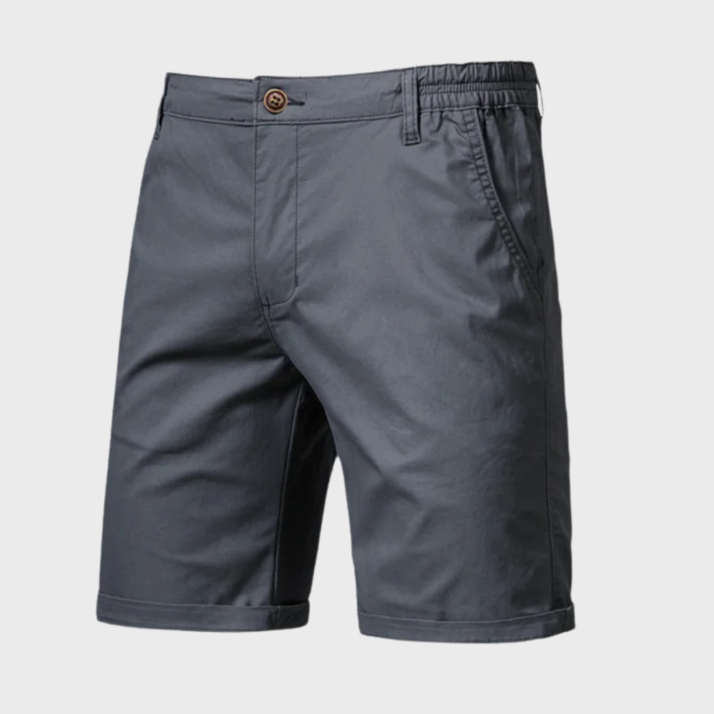 Avslappnade shorts för herr i bomull – Luca