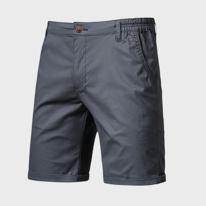Avslappnade shorts för herr i bomull – Luca