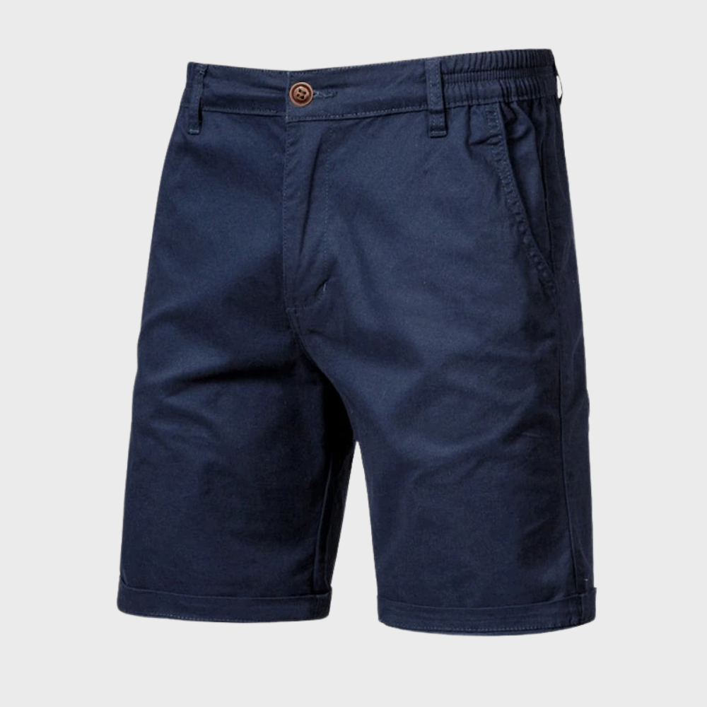 Avslappnade shorts för herr i bomull – Luca