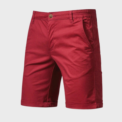 Avslappnade shorts för herr i bomull – Luca