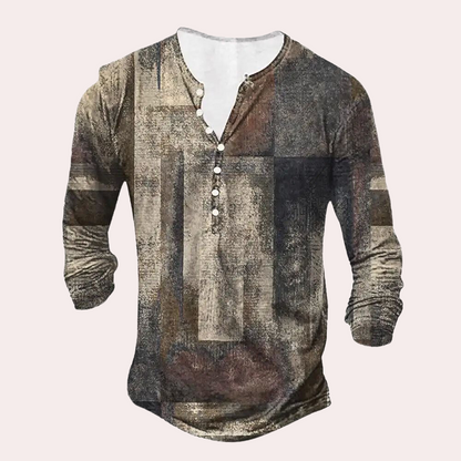 Höstig, stilfull herrsweatshirt – Luca