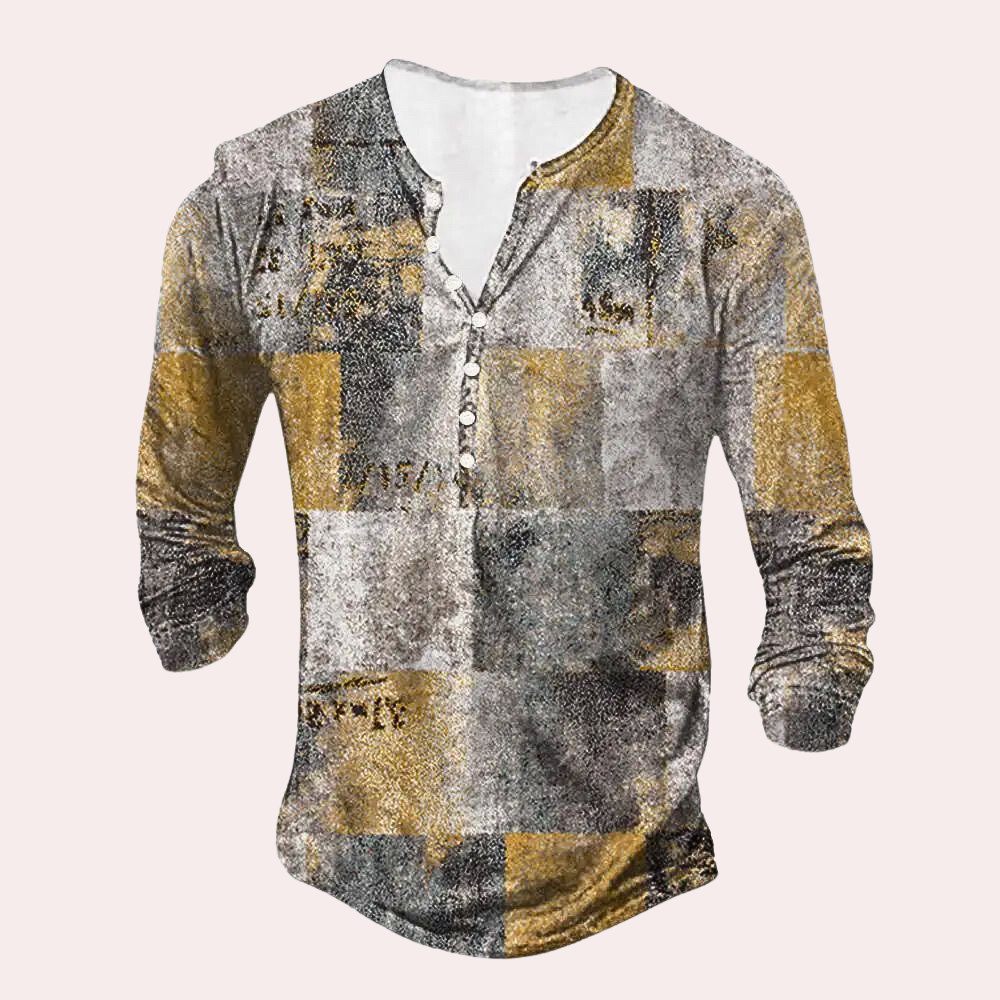 Höstig, stilfull herrsweatshirt – Luca