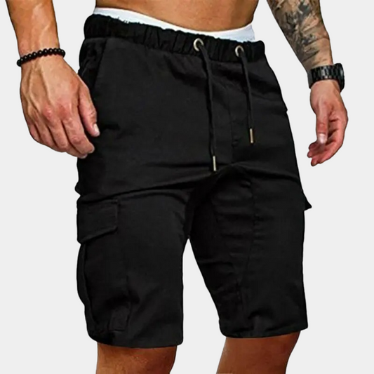 Herrshorts med elastisk midja och sidofickor – Brennan