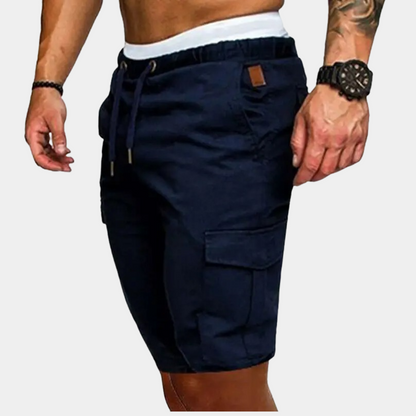 Herrshorts med elastisk midja och sidofickor – Brennan