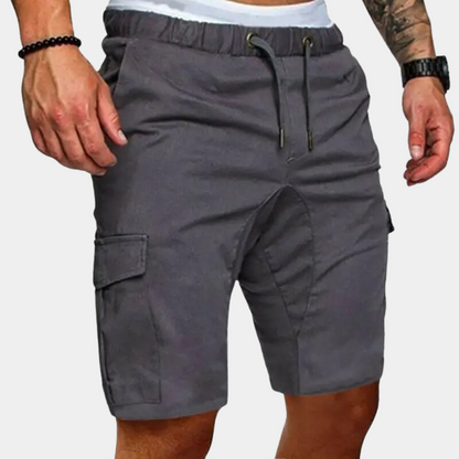 Herrshorts med elastisk midja och sidofickor – Brennan