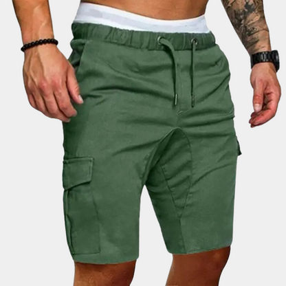 Herrshorts med elastisk midja och sidofickor – Brennan