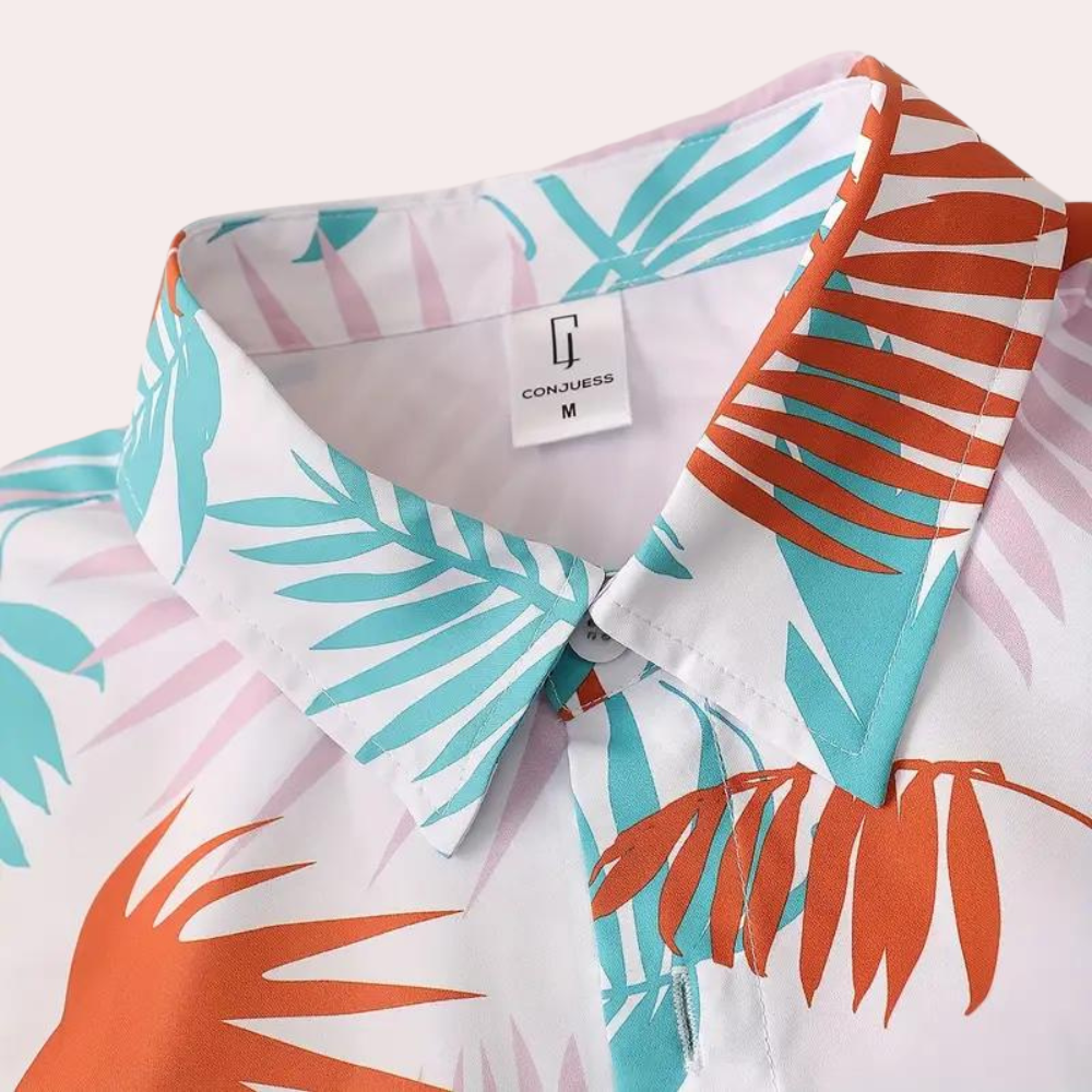 Herrar tvådelad hawaiiansk sommarrock – Kairos