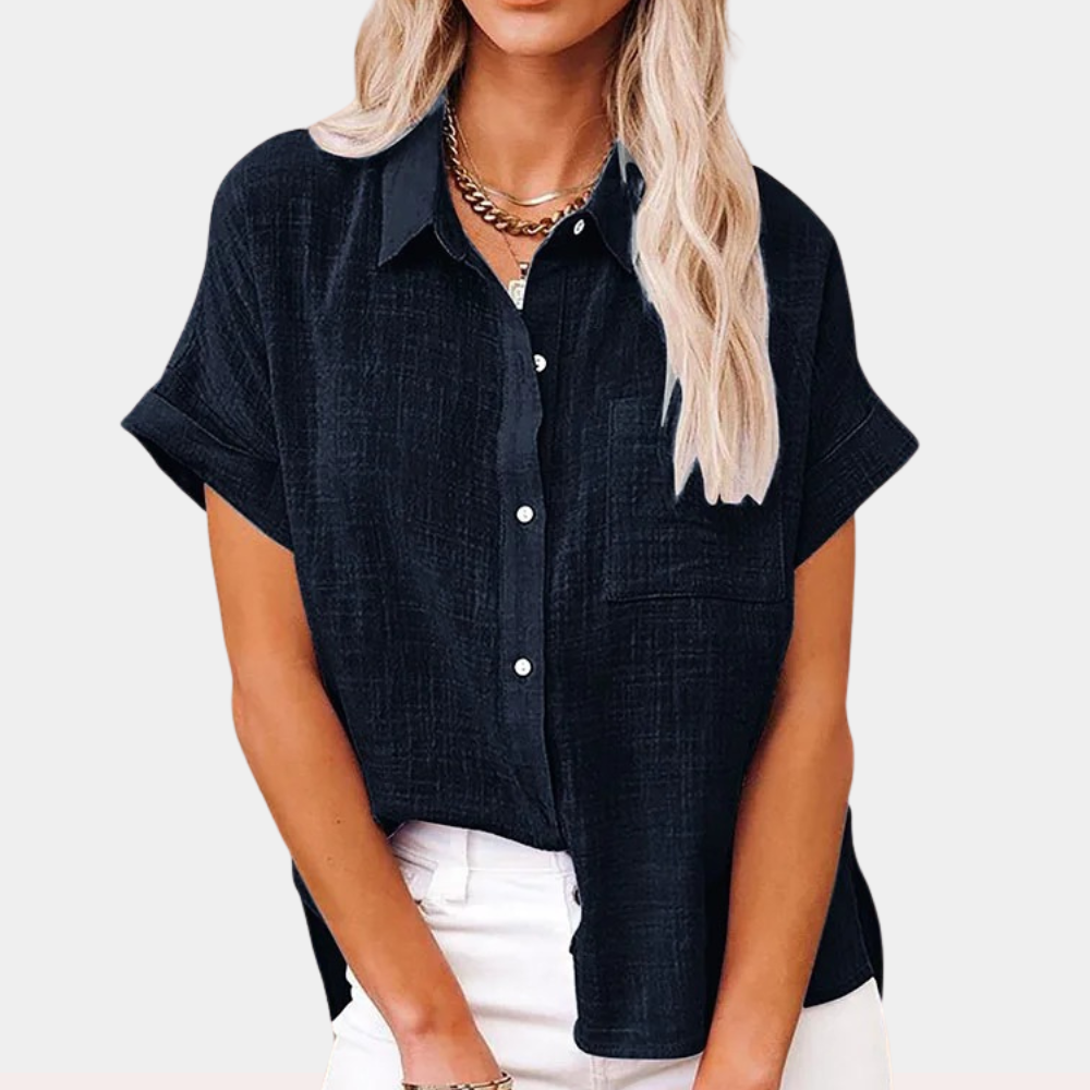 Lättsam dam sommarskjorta – Noémie