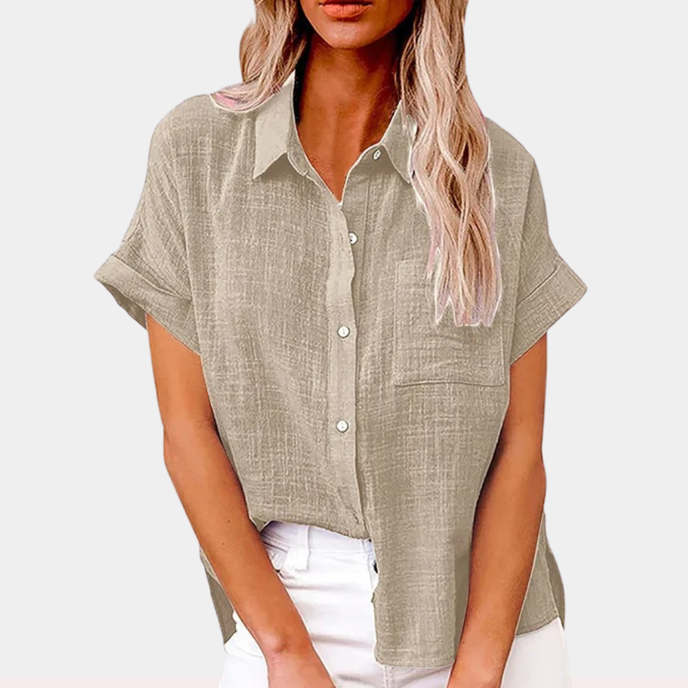 Lättsam dam sommarskjorta – Noémie