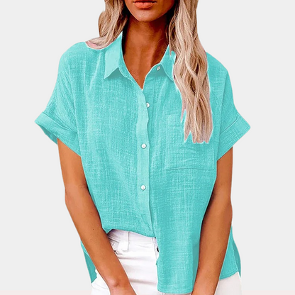 Lättsam dam sommarskjorta – Noémie