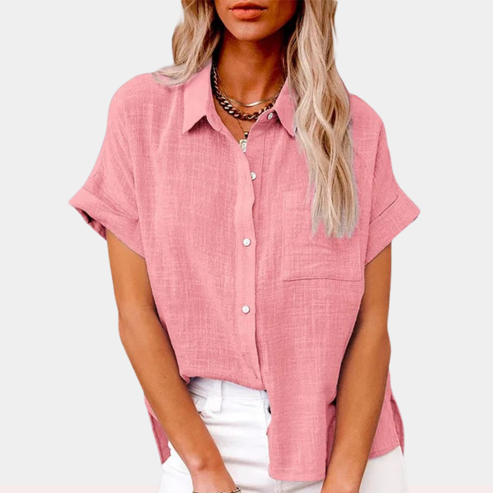 Lättsam dam sommarskjorta – Noémie