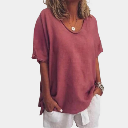 Trendig överdimensionerad dam-T-shirt – Malou
