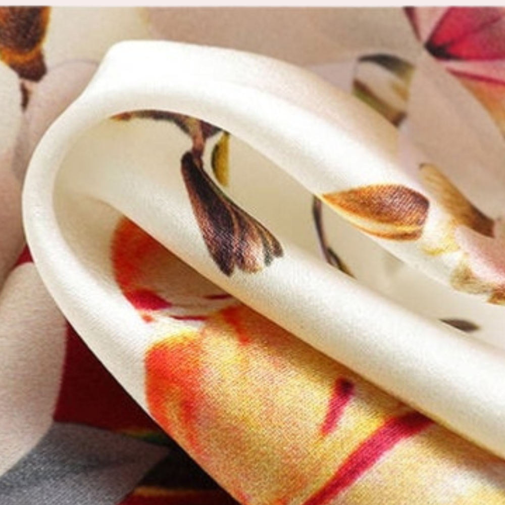 Höst dam T-shirt med blommönster – Rivka