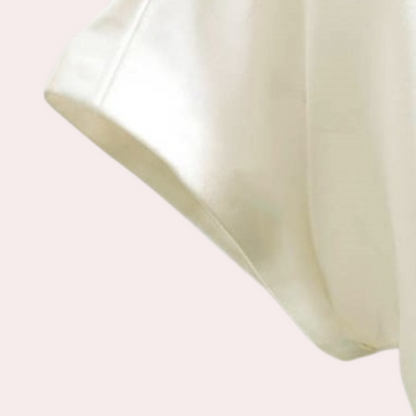 Höst dam T-shirt med blommönster – Rivka