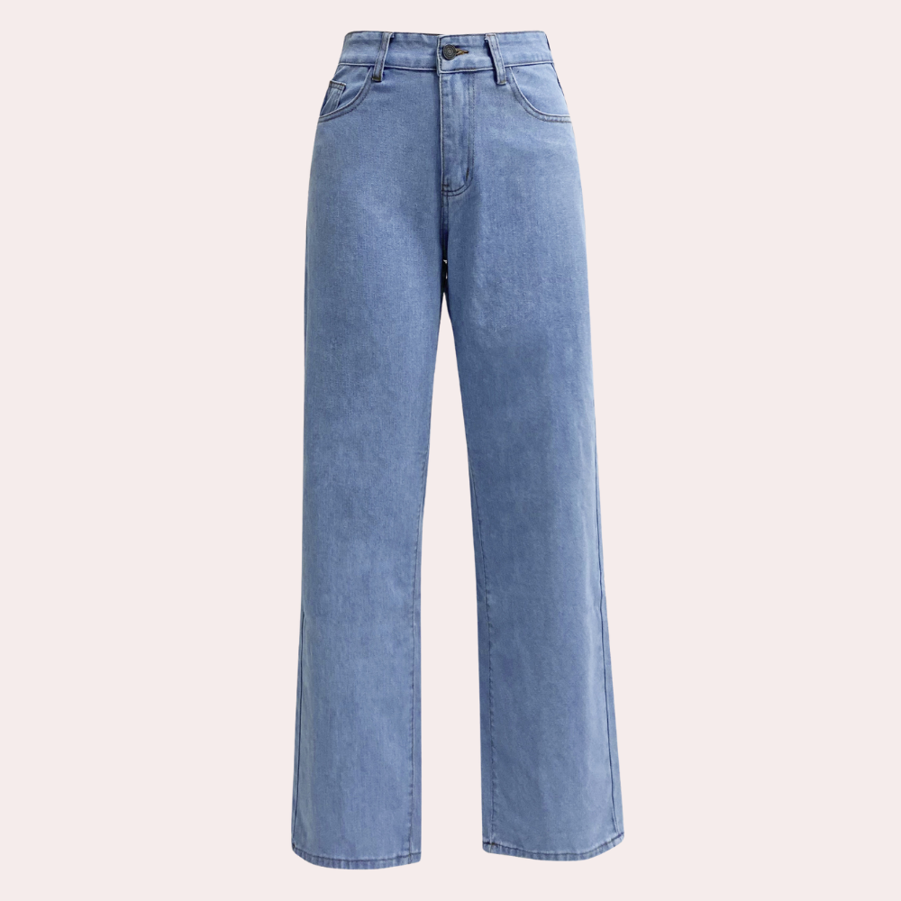 Baggyjeans med hög midja – Elara