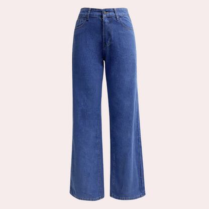 Baggyjeans med hög midja – Elara