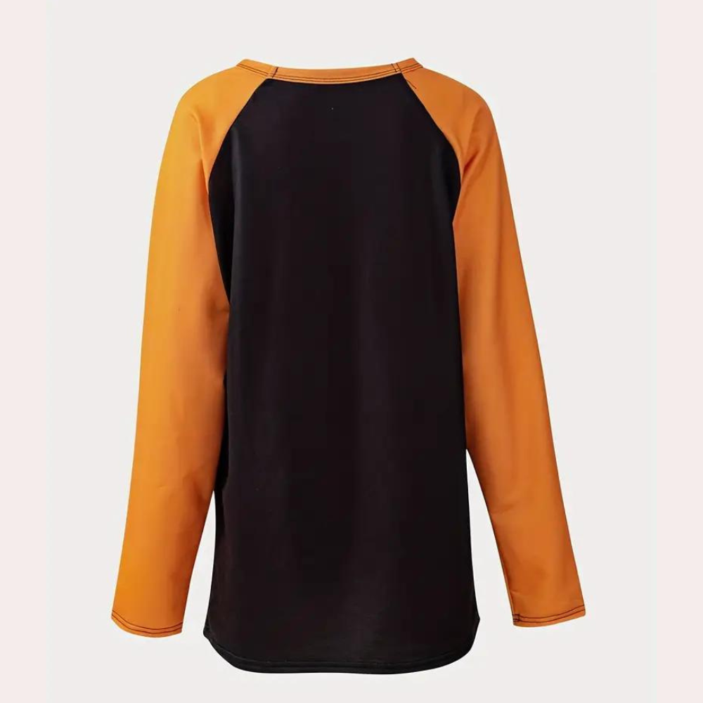 Damer sweatshirt med rävmönster – Nora