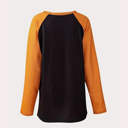 Damer sweatshirt med rävmönster – Nora