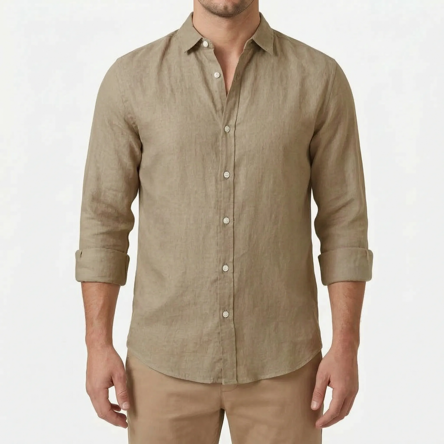 Casual Button-Up Shirt -  Bobby